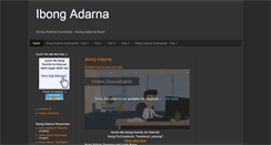 Desktop Screenshot of ibongadarna.viloria.net